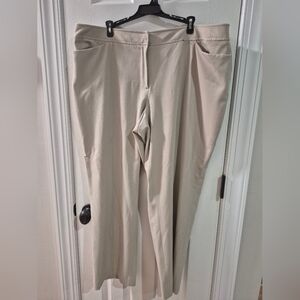 Lane Bryant Women's Cream Trousers 22P